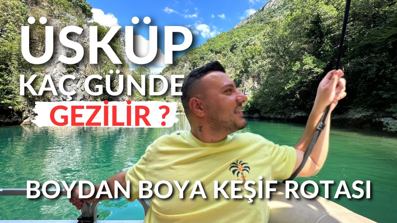 Üsküp Gezilecek Yerler  / Vodno Dağı - Matka Kanyonu - Kuzey Makedonya Vlog #skopje #üsküp