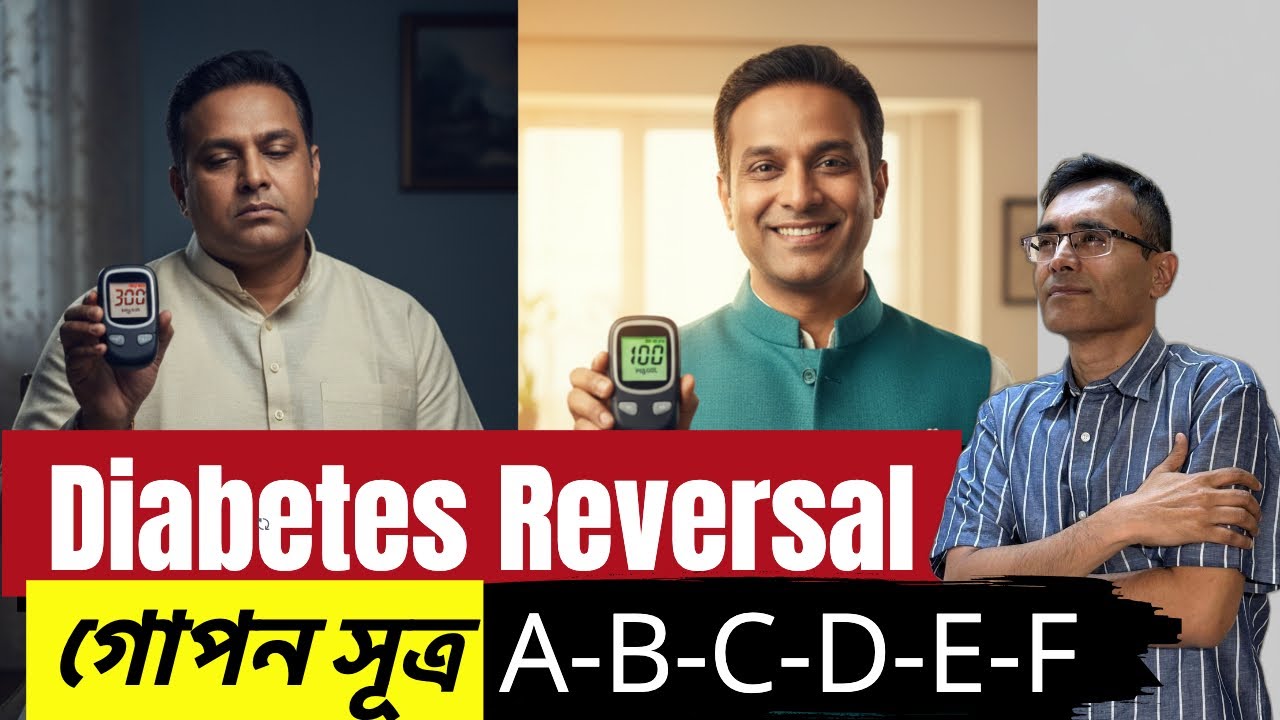 Type 2 Diabetes কি পুরোপুরি সেরে যেতে পারে? হ্যাঁ – দেখে নিন কীভাবে! Diabetes Reversal Guide ABCDEF