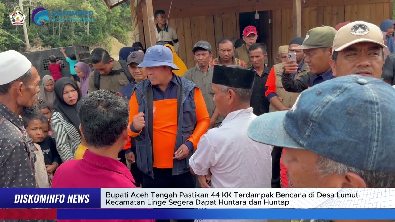 Bupati Aceh Tengah Tinjau Desa Lumut: 44 KK Segera Dapat Huntara dan Huntap