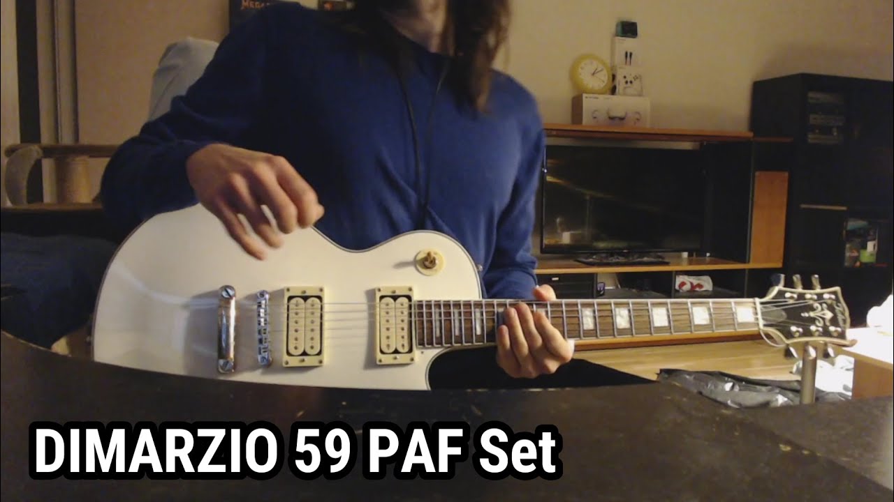 Dimarzio 59 PAF Bridge In Neck & Bridge Set | Tokai LP