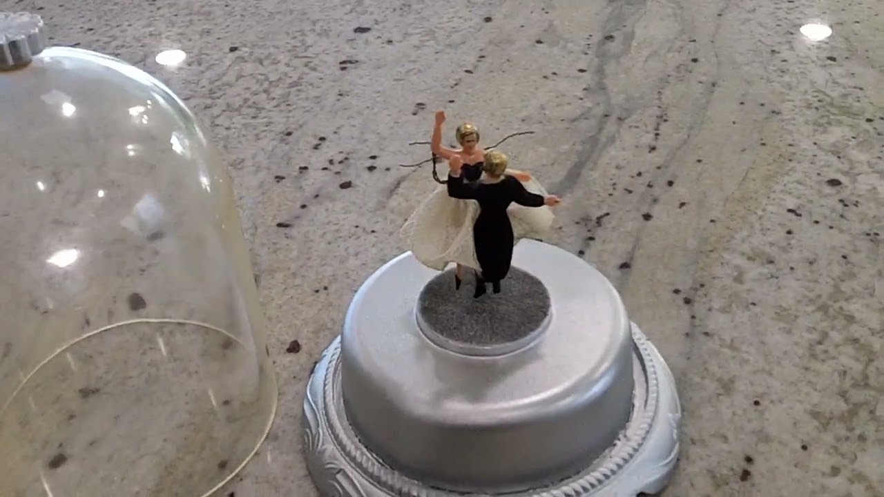Vintage Swiss Reuge Ballerina Music Box Automaton - Restored and Fully Serviced