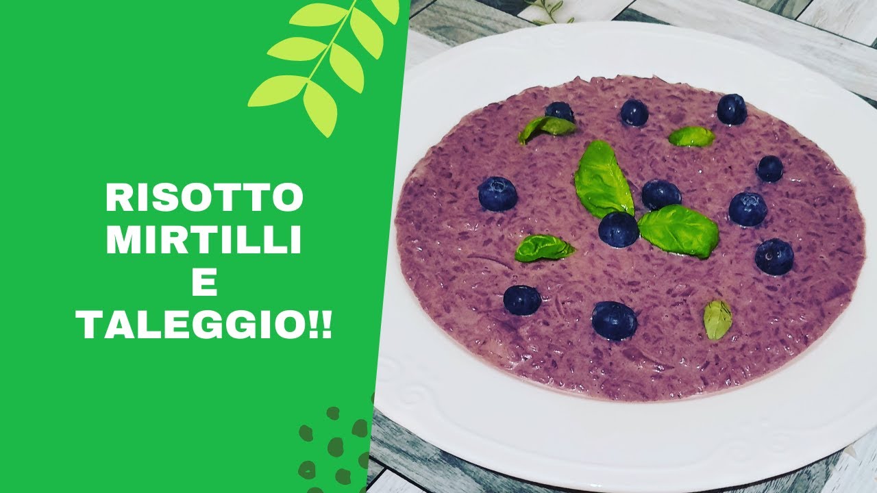 Risotto mirtilli e taleggio. Ricetta di Antonino Cannavacciuolo. Ricetta facile e veloce!!