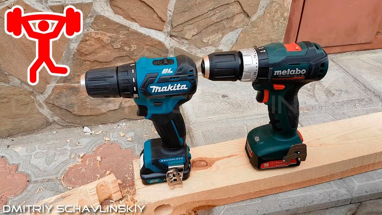 PowerMaxx ВS 12, PowerMaxx SB 12 BL, DF332D / Битва титанов Metabo & Makita