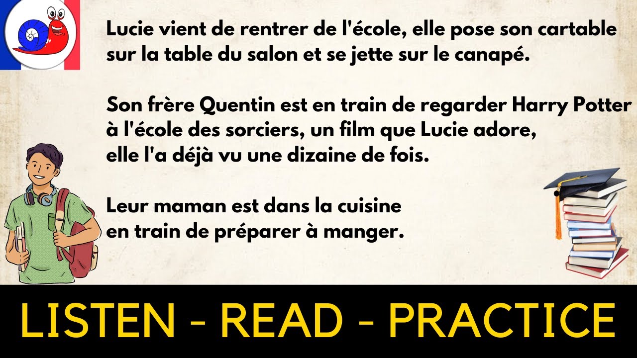 French Reading Practice - 10 texts [Improve your pronunciation & vocabulary]
