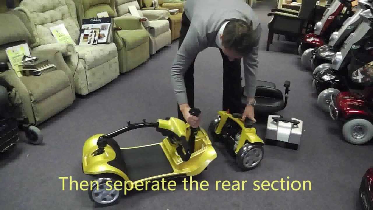 The Kymco Mini LS travel scooter. How to take it apart.