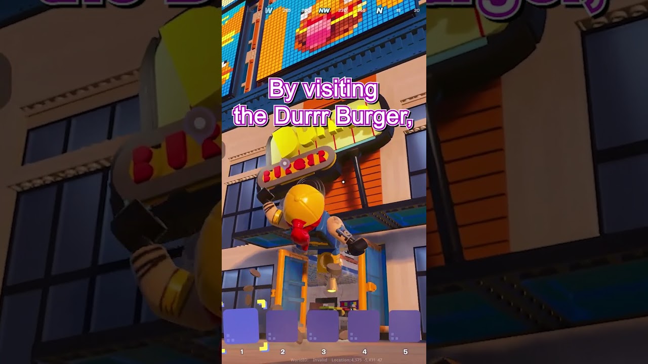 Durrr Burger Line Cook in LEGO Brick Life
