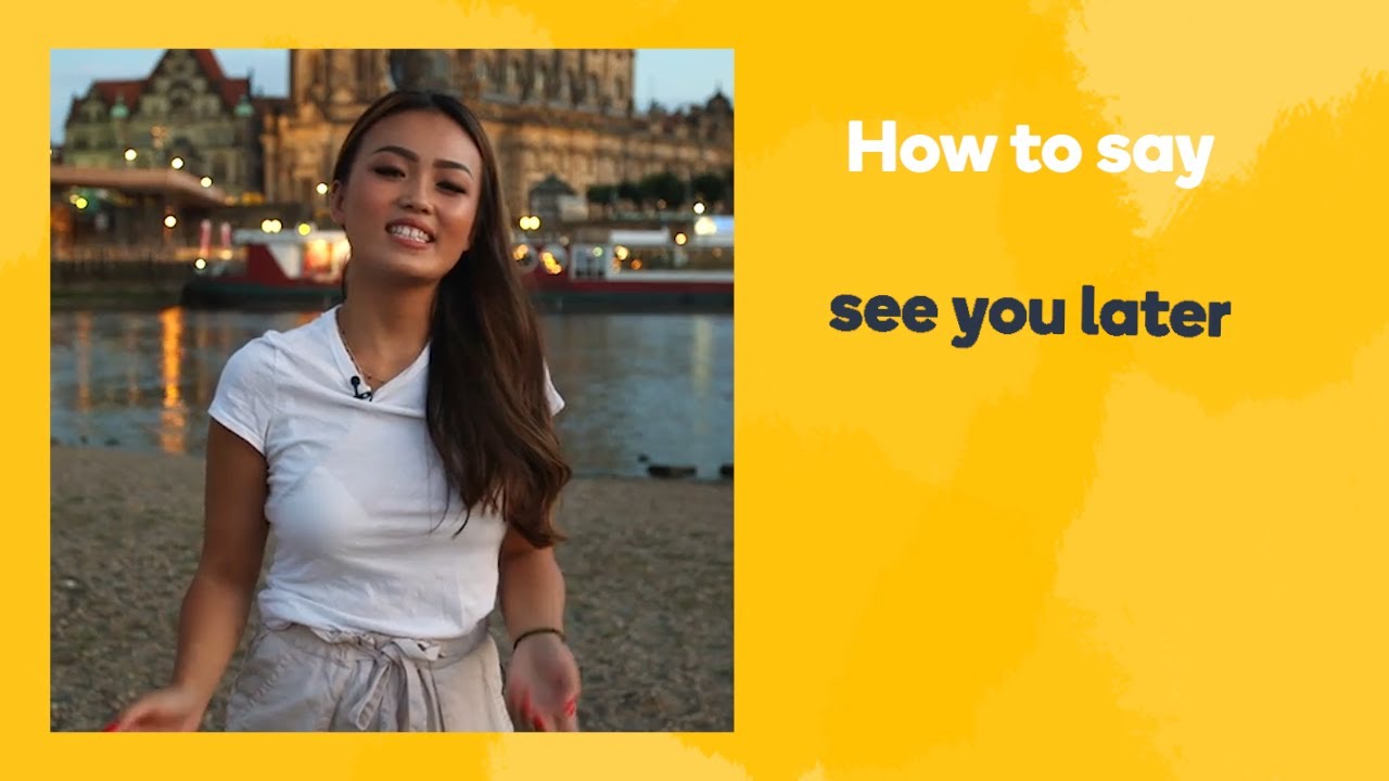 How to say see you later in German - Learn German fast with Memrise