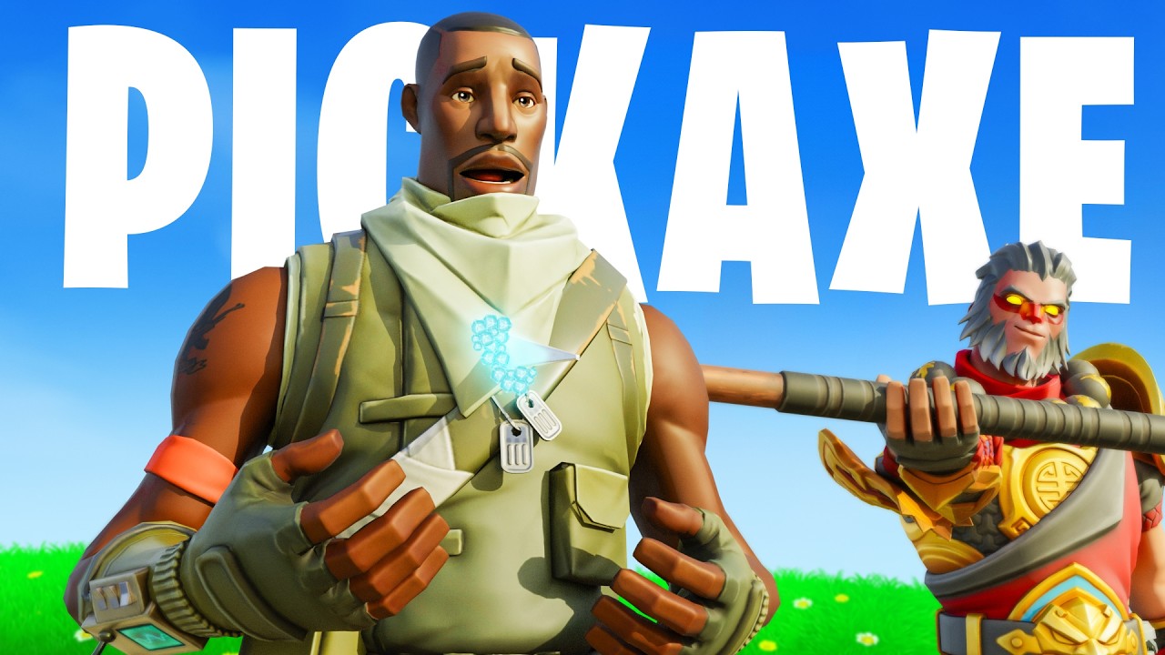 FORTNITE CUSTOMKY POUZE S PICKAXEM!!