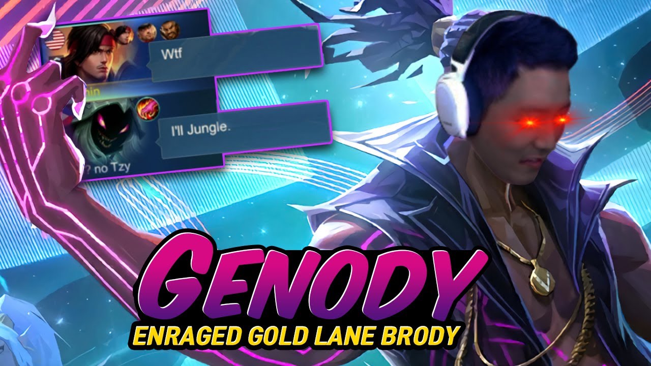 Gosu General's Enraged Gold Lane Brody  | Mobile Legends