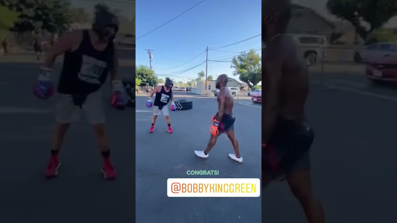 Bobby Green Training On The Streets