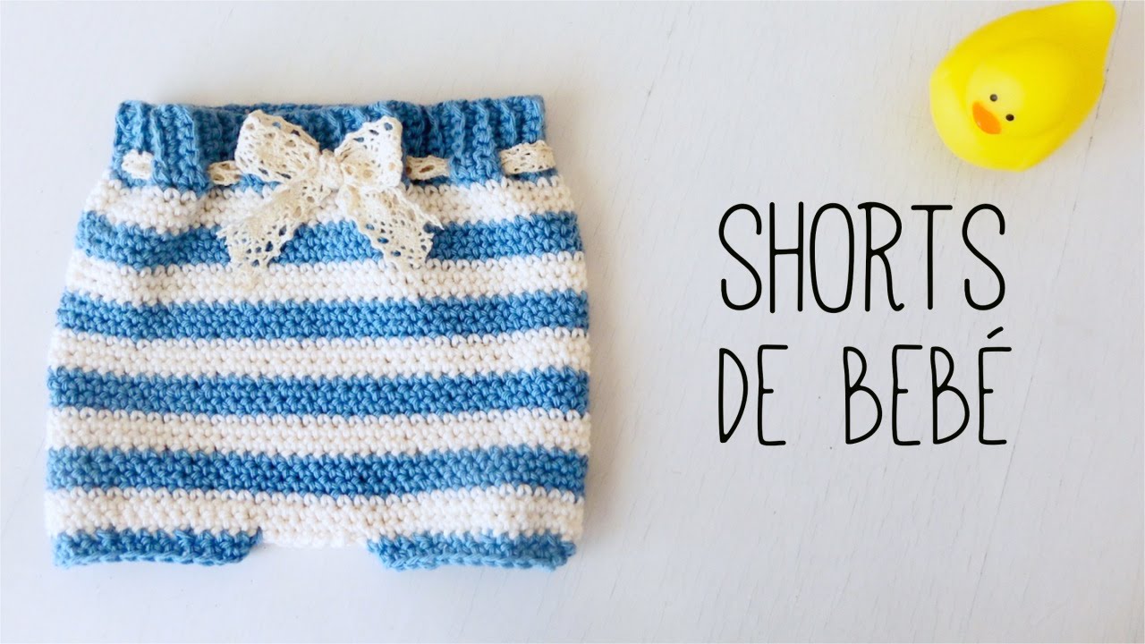 CUBRE PAÑAL tejido a crochet | SHORTS de bebé (ENGLISH SUB) | tutorial paso a paso AHUYAMA CROCHET