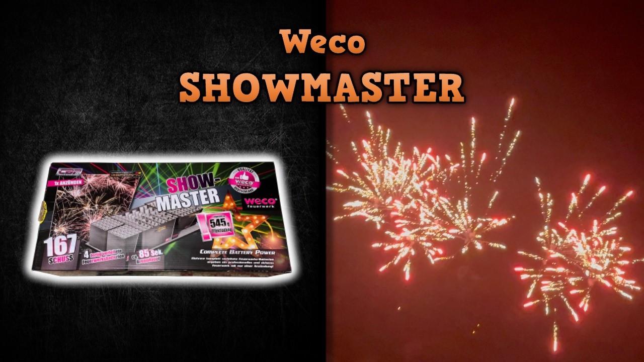 WECO SHOWMASTER | Verbundfeuerwerk [4K]
