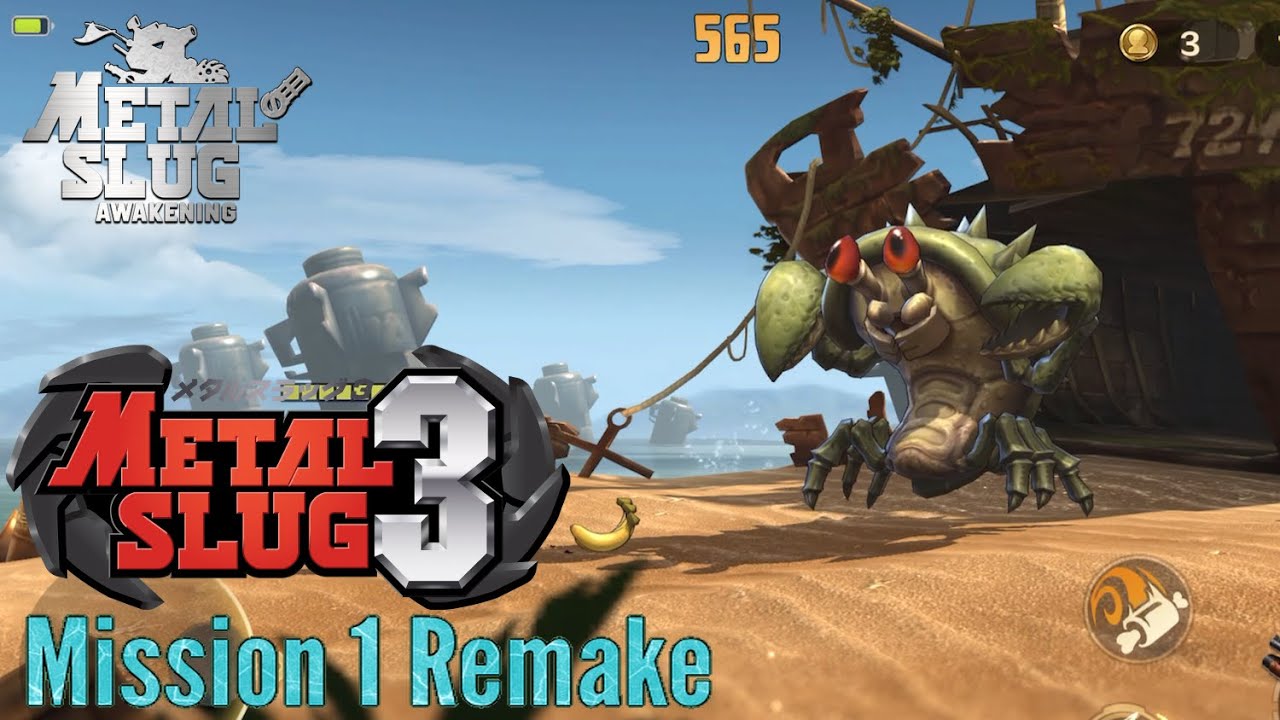 Metal Slug Code: J - Metal Slug 3 Remake Mission 1 (No Damage) | MS Awakening