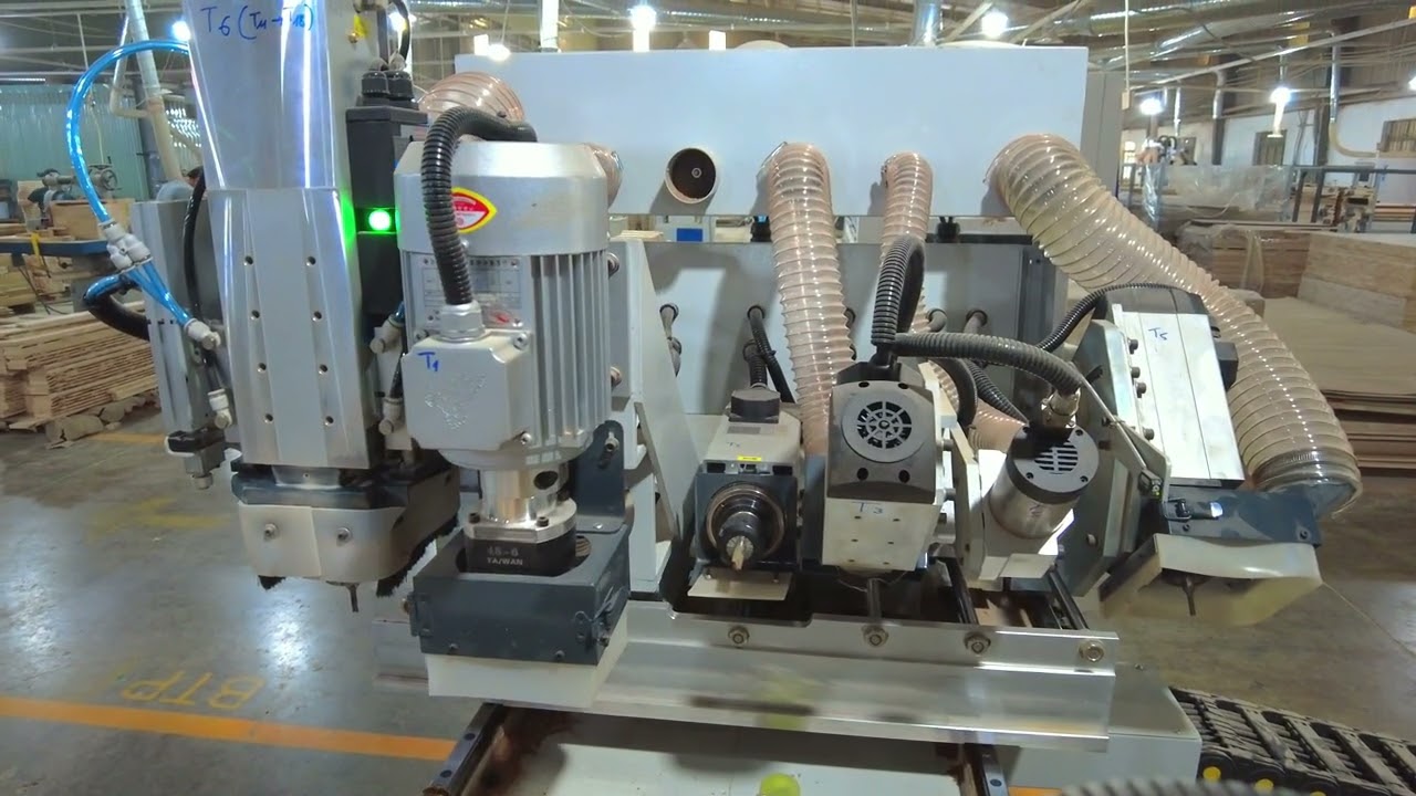 3-Way CNC Drilling Machine With 45° Angled Drilling For Door Locks And Hinges - UNI 3000 R6 ATC