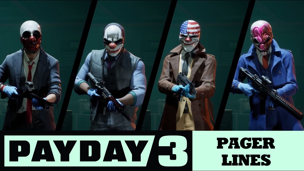 PAYDAY 3 All Pager Responses (Release)