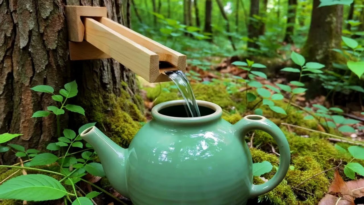 💧 Peaceful Forest Water Sounds with Calm Instrumental Music 🌿 Perfect for Sleep, Study & Meditation