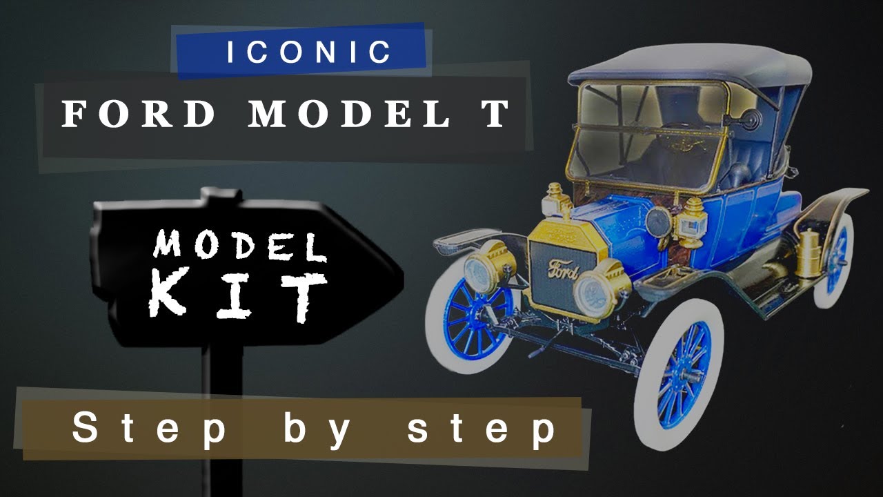 🚗🖌️ Building Iconic Ford Model T | Revell Model kit step by step