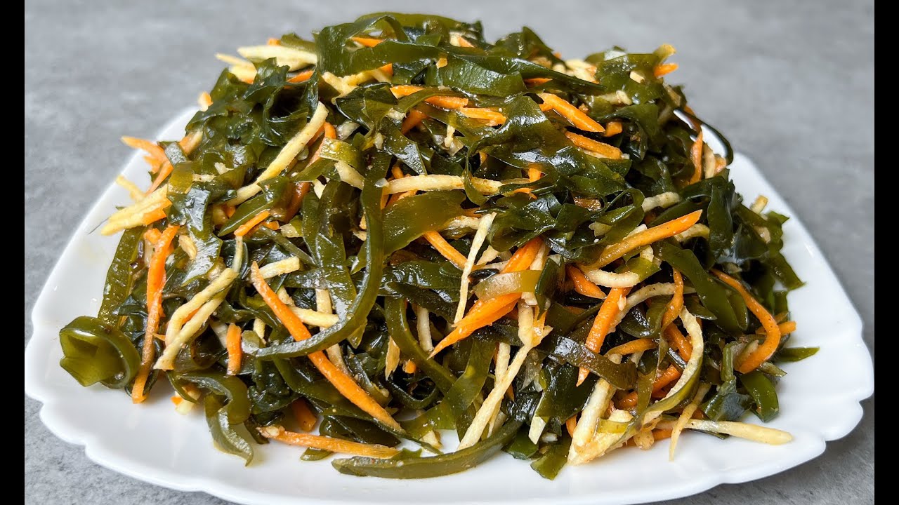Морская Капуста По-Корейски / Салат из Морской Капусты / Sea Kale / Полезный Салат / Полезный Салат