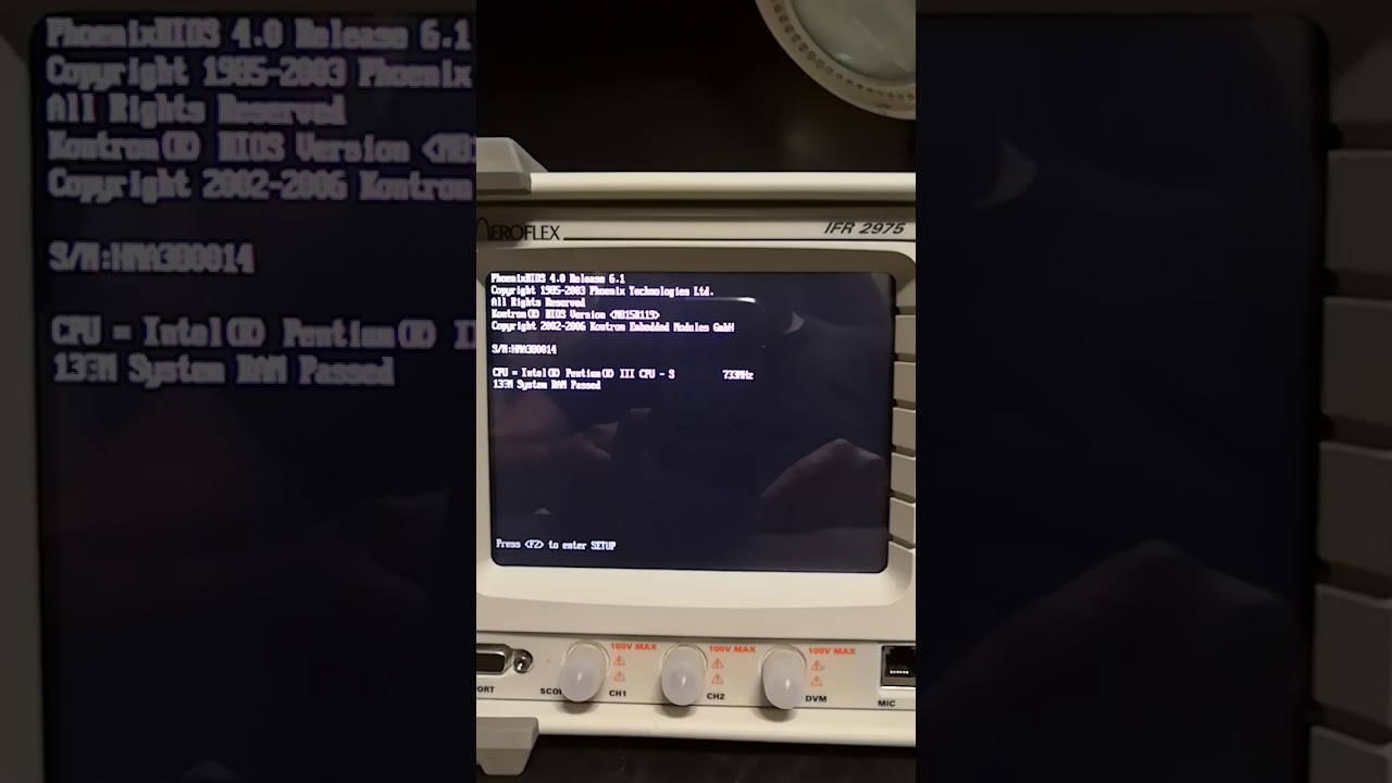 Ifr 2975 startup with hdd Fujitsu MHT2040AH
