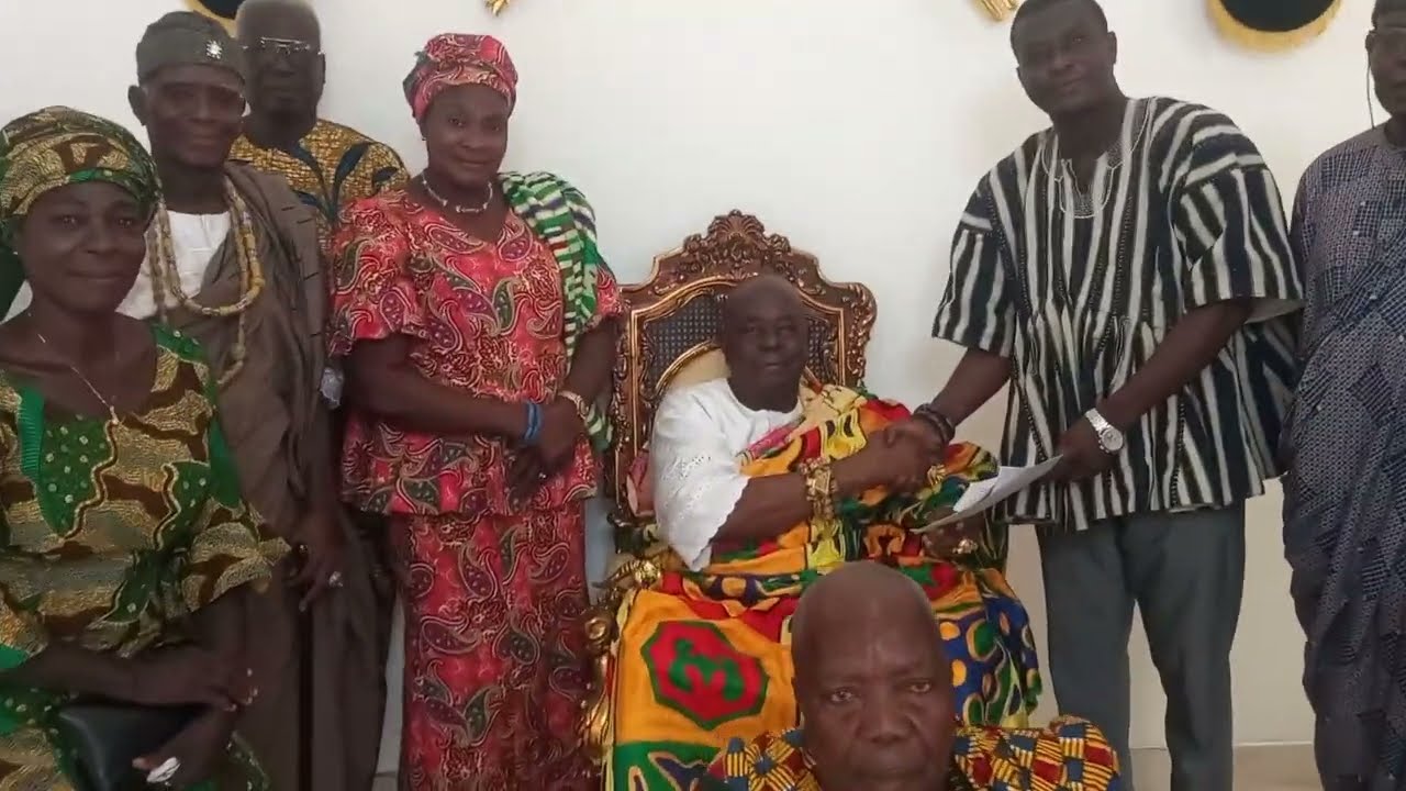 Awaomefia, Togbi Sri III, receives 2023 Hogbeza reports and statement of accounts from the LPC