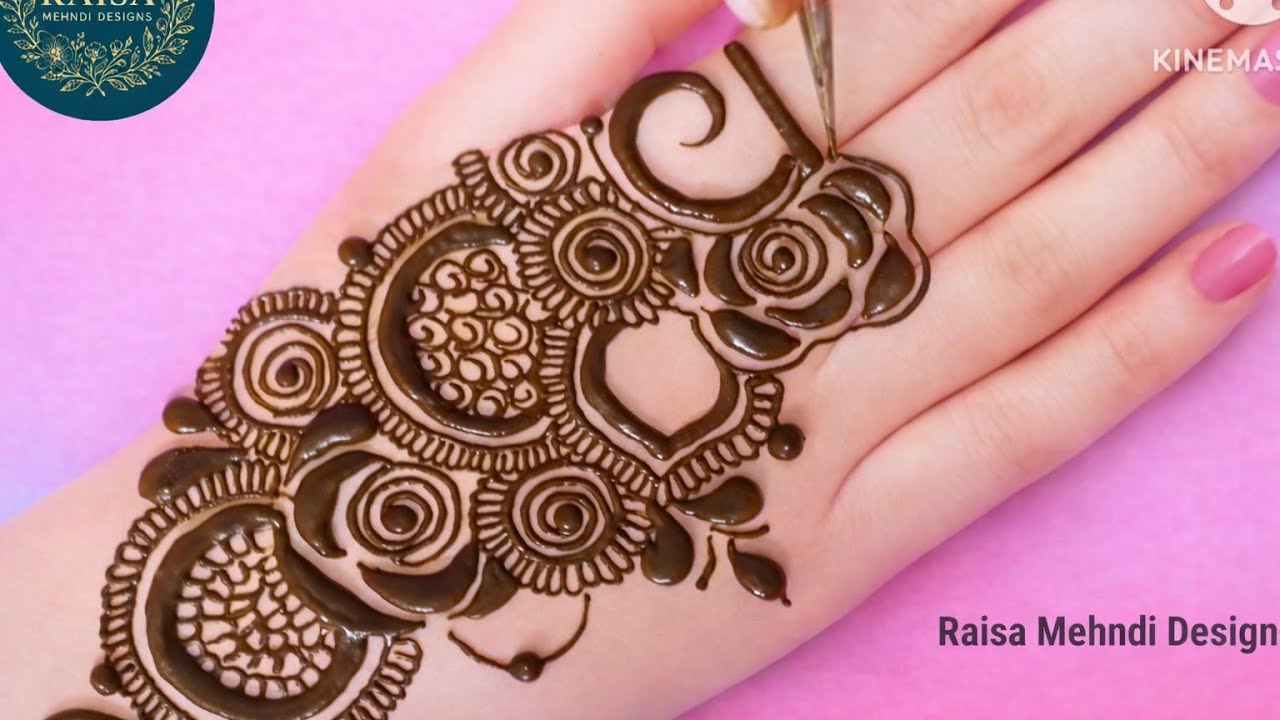 Ramadan mehndi | Flower 🌼🥀 mehndi design | Phool wali mehandi | Patte 🌿 wali mehndi design