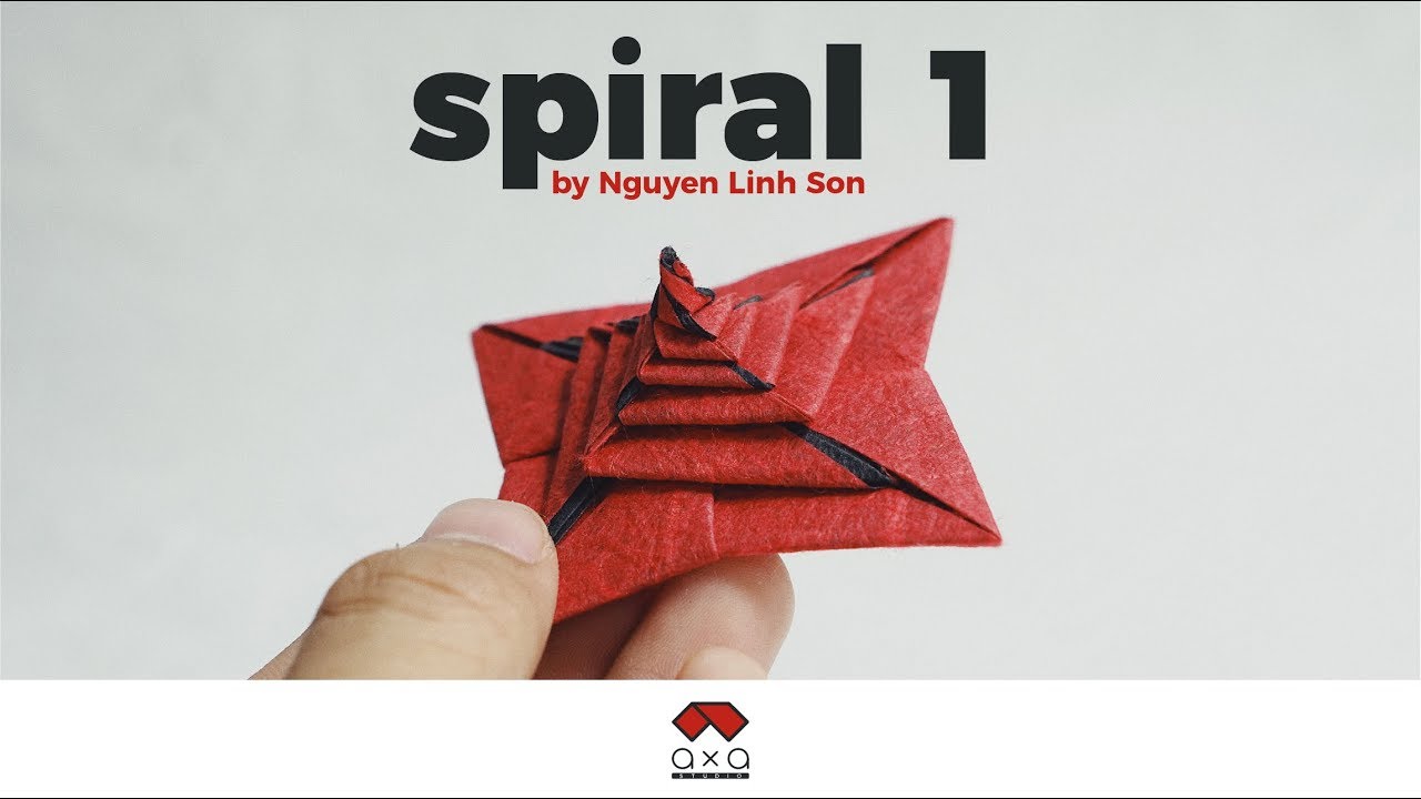 Origami Tutorial: Spiral 1 | Nguyen Linh Son