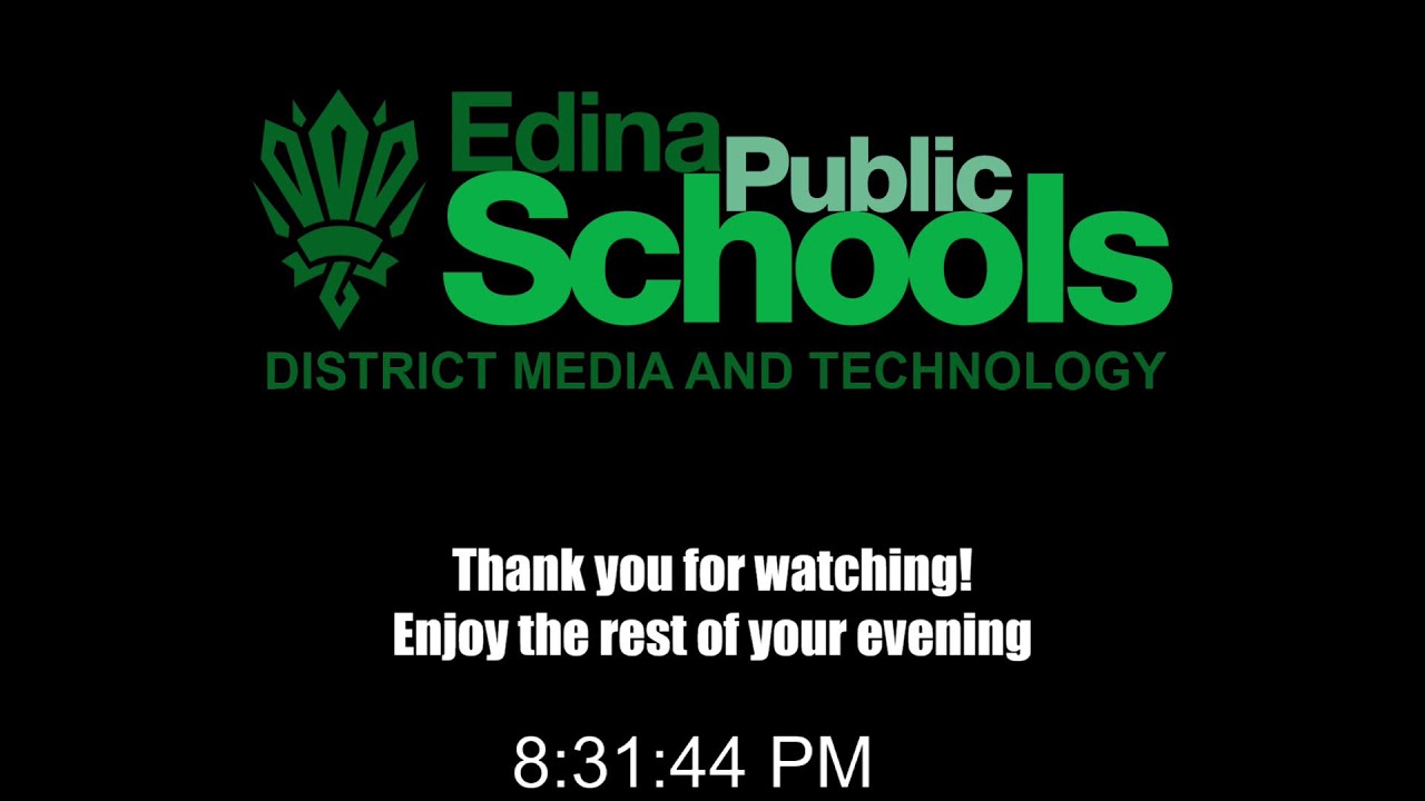 Edina Public Schools - School Board Organizational Meeting January 12th, 2026