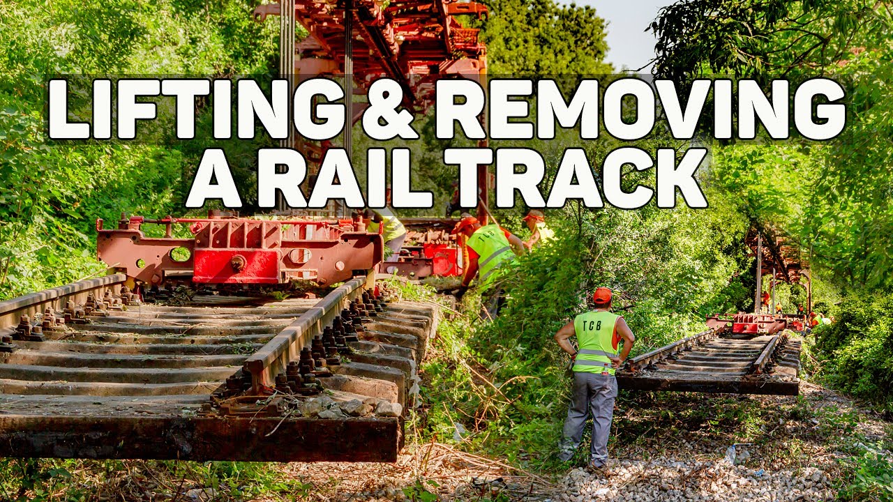 Краят на околовръстната жп линия на София | Lifting and Removing a Rail Track