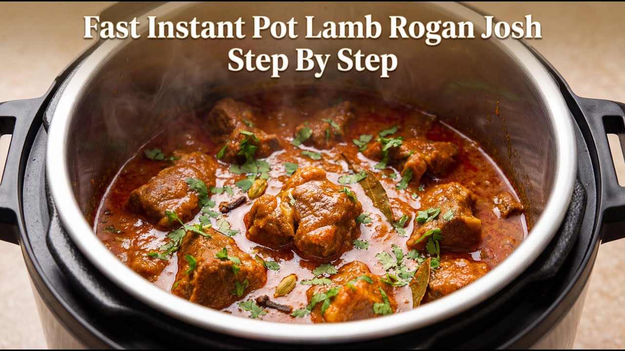 Fast Instant Pot Lamb Rogan Josh Cooking Guide Step By Step