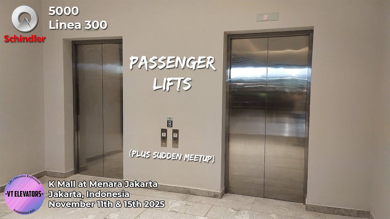 Brand New Schindler 5000 Passenger Lifts - K Mall at Menara Jakarta