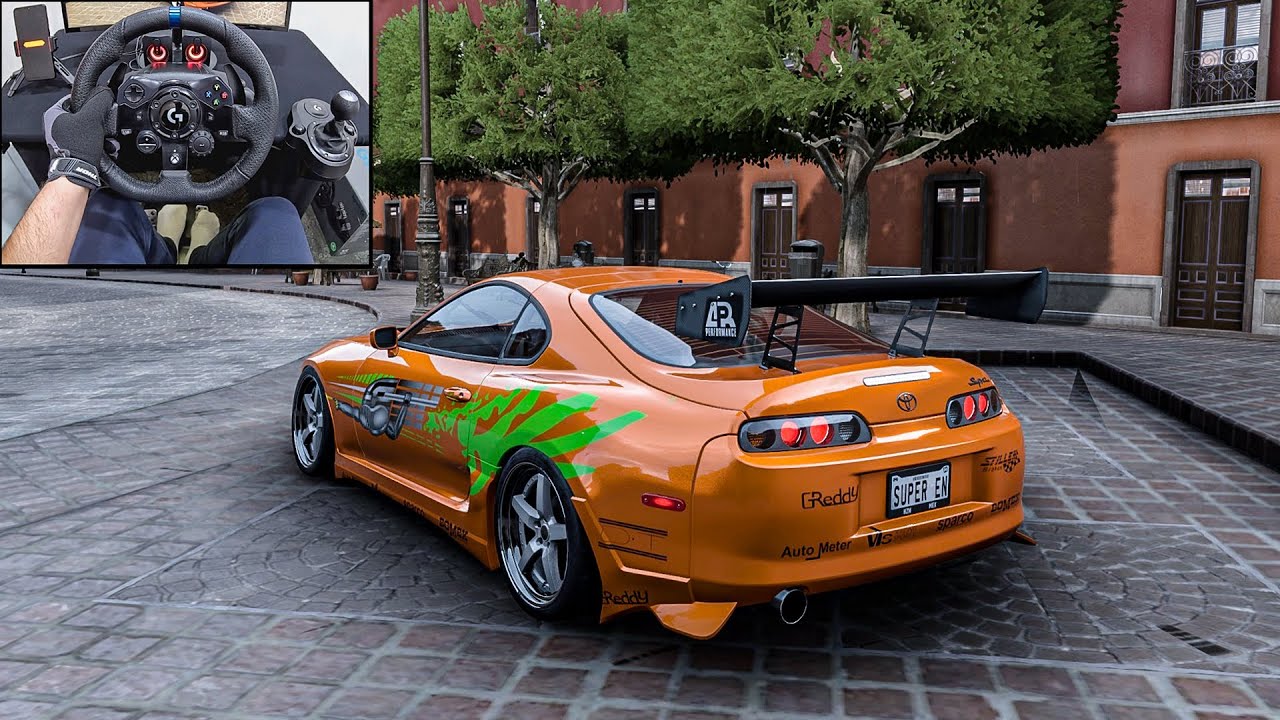 Toyota Supra mk4 - Forza Horizon 5 | Logitech G923 Steering Wheel