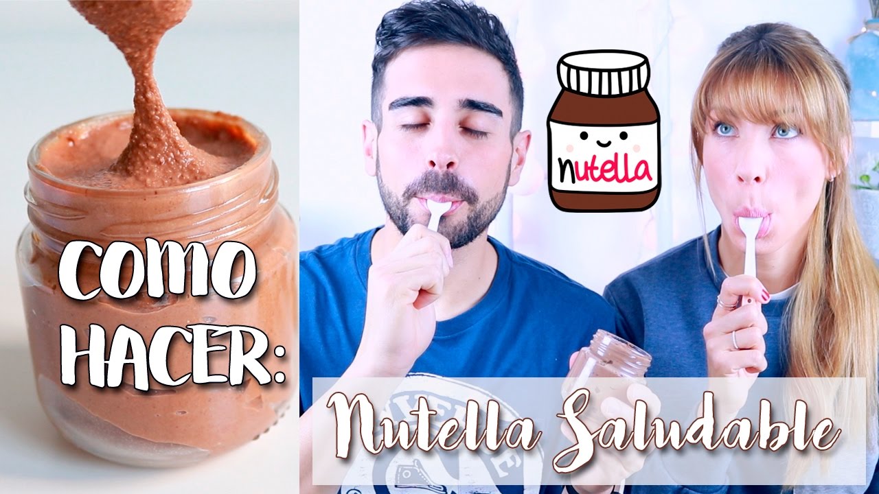Cómo hacer NUTELLA PROTÉICA casera y saludable (fácil y rápida) - How to make your own Nutella