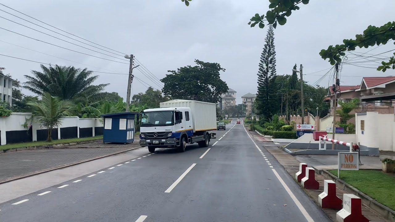 Dodowa township drive through, a beautiful town in Ghana 🇬🇭 #dodowa #ghana #travel #visitghana