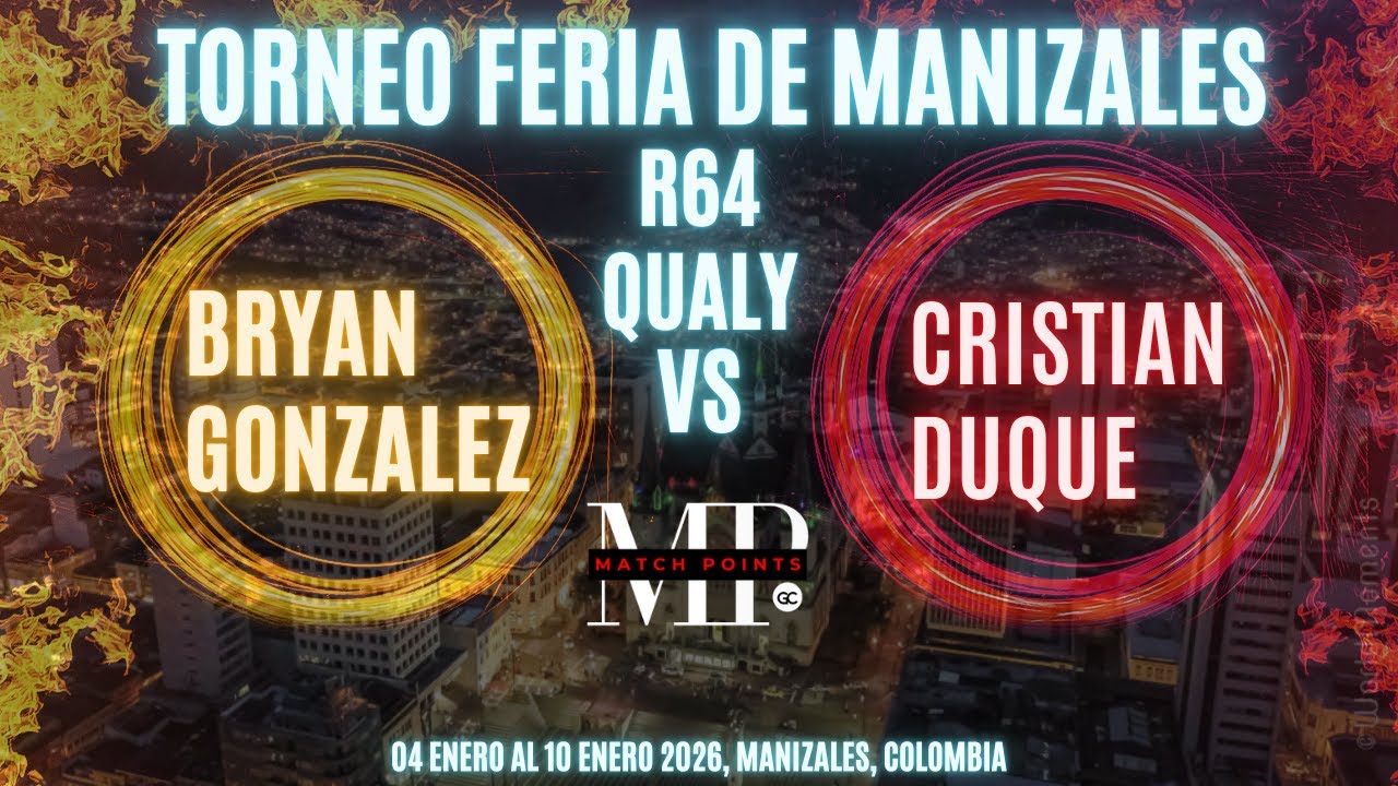 Partida Feria De Manizales Eliminación R64 Qualy BRAYAN GONZALEZ VS CRISTIAN DUQUE #billiards