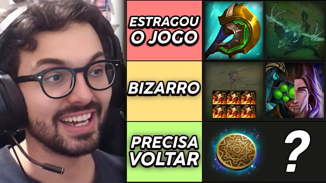 TIERLIST DOS METAS DO LEAGUE OF LEGENDS - MYLON