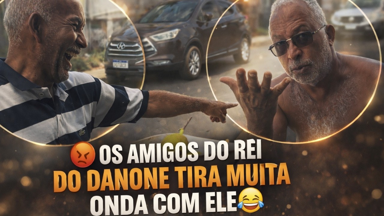 A ALEGRIA DOS AMIGOS DO DANONE É APERRIAR ELE TAMBÉM 🤣 | CARRO DO DANONE