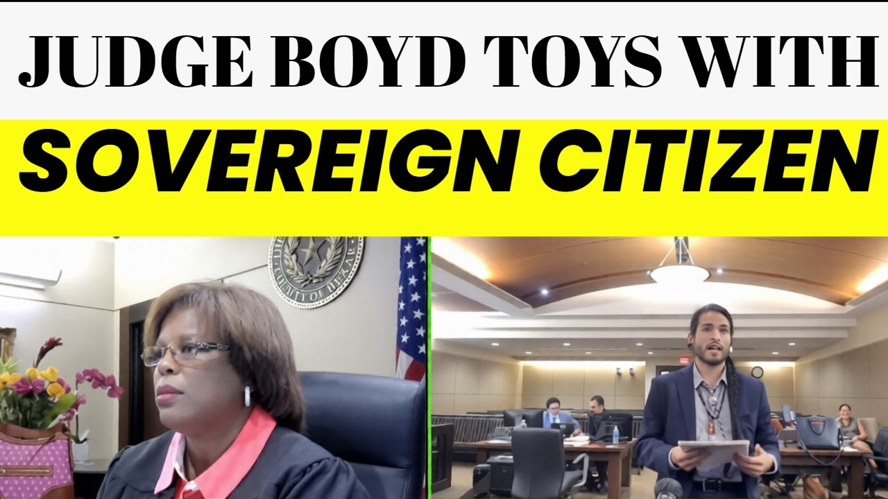 Judge Boyd Toys with Sovereign Citizen 😳⚖️ — Courtroom Mind Games Go Sideways 🔥🚨