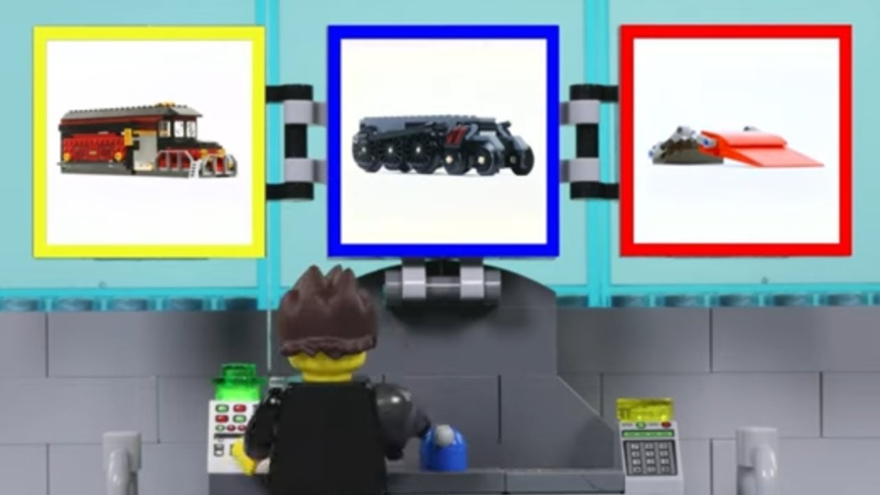 LEGO Experimental Train Flipper Truck! Stop Motion Train Raub&uuml;berfall | Billy Bricks | WildBrain