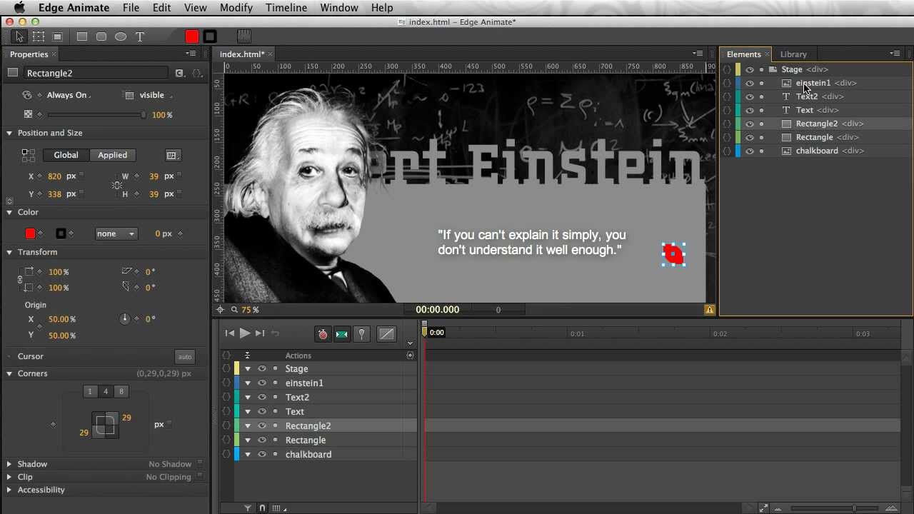 Adobe Edge Animate: Creating and Importing (1 of 4)