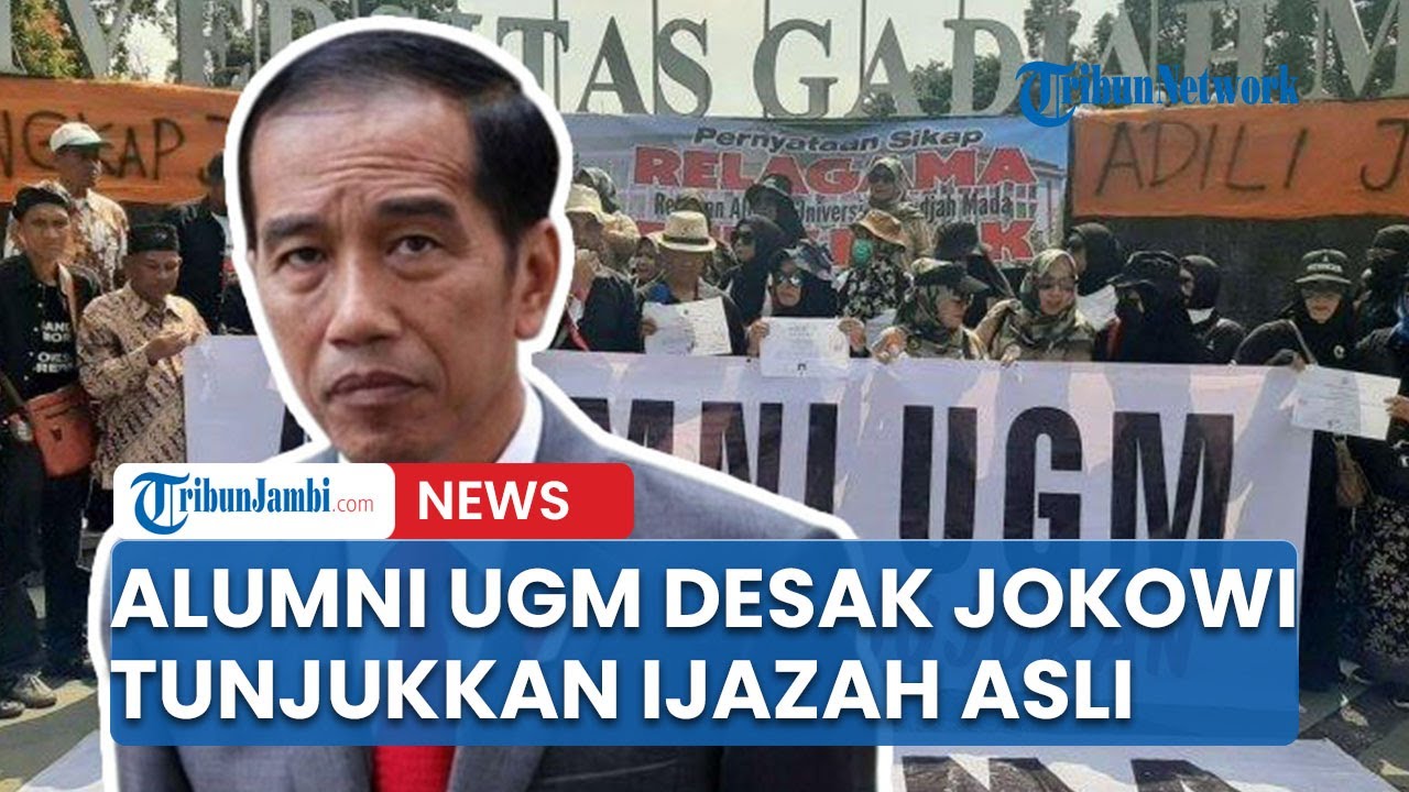 Jokowi Tertekan! Alumni UGM Desak Ayah Gibran Tunjukkan Bukti Nyata, Pertanyakan Ijazah Asli