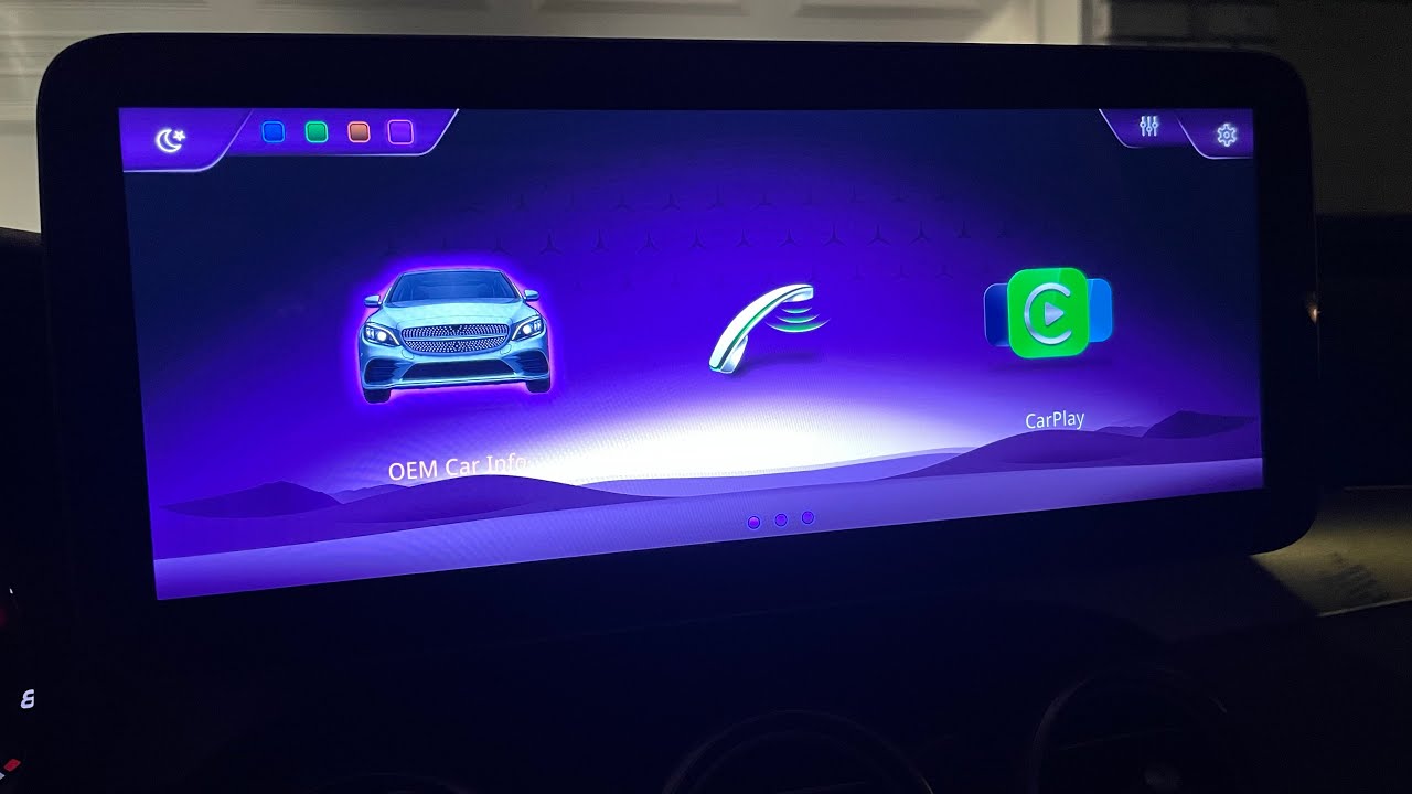 Installing a 12.3 Linux Carplay Android Auto screen in a Mercedes GLC 300 C 300 