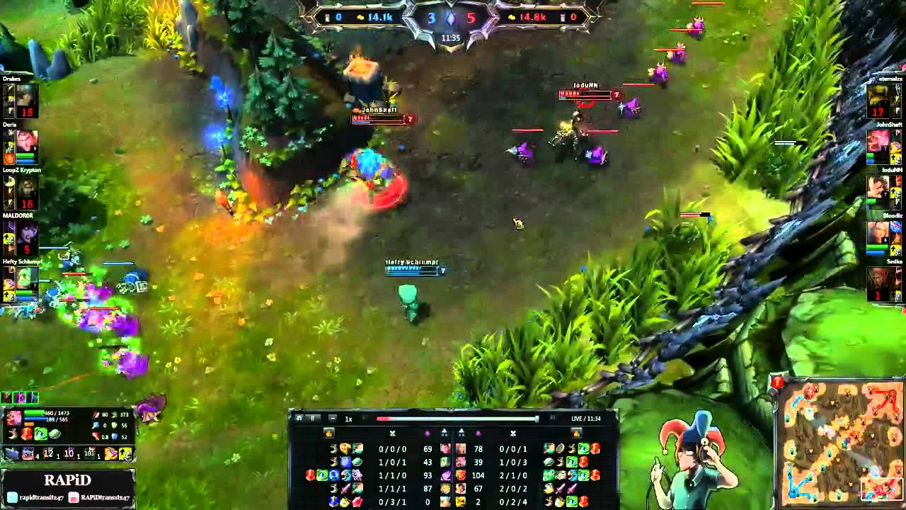 RockinEsports EUW Tournament 3rdP - LoL 101 vs RappingTables