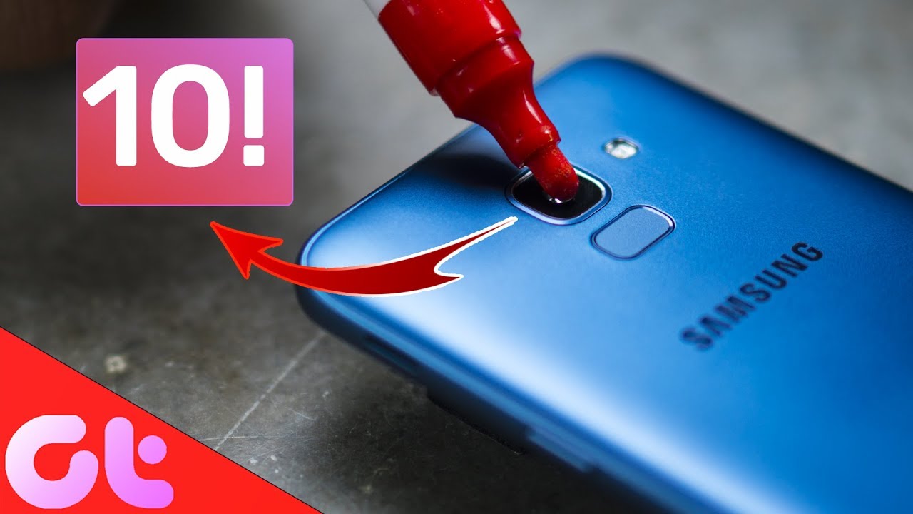 10 Awesome Camera Tricks for Samsung J6 & On6 Infinity (2018) | GT Hindi