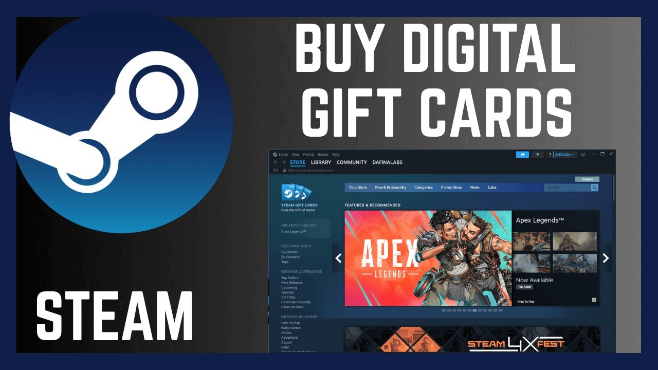 How To Buy Digital Gift Card On Steam
