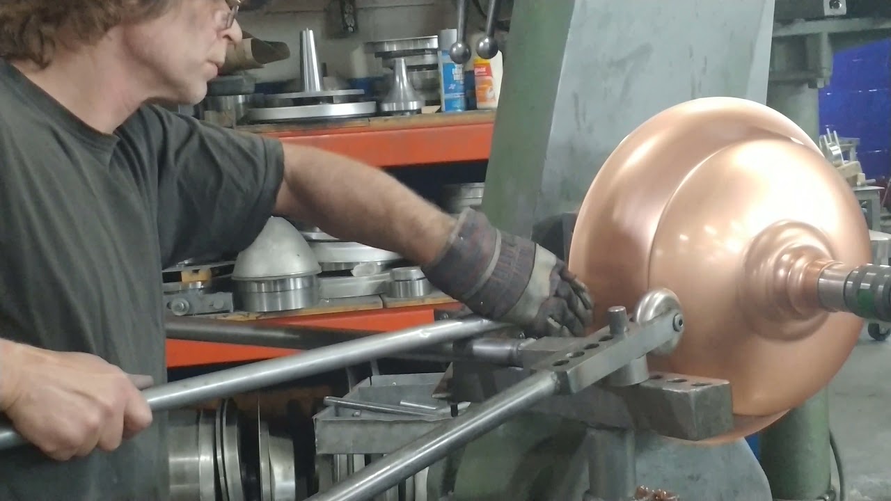 Metal Spinning. Copper shade. 0.050 dq.