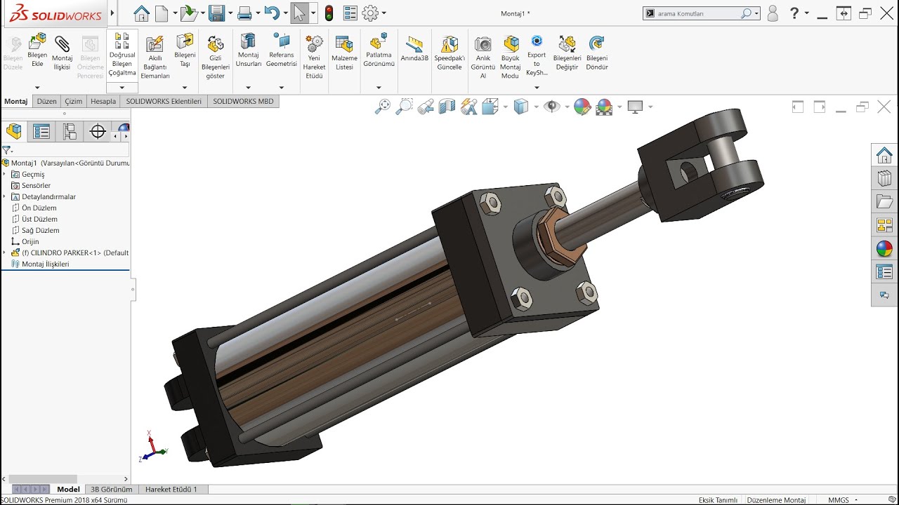 SOLİDWORKS PİSTON TASARIMI