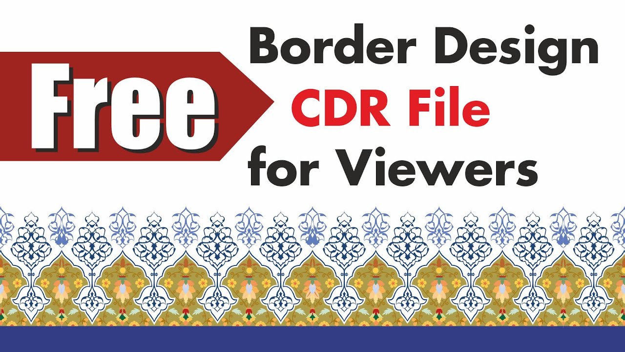 Бесплатный CDR-файл для создания рамок | Узнайте, как создавать простые рамки в CorelDRAW | CDTFB