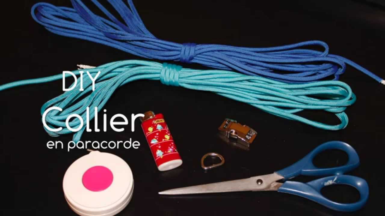 DIY- Collier en paracorde - Fahren