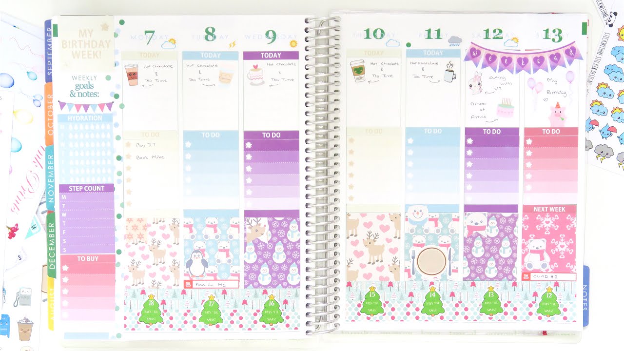 Plan With Me in my Erin Condren Life Planner ~ December 2015