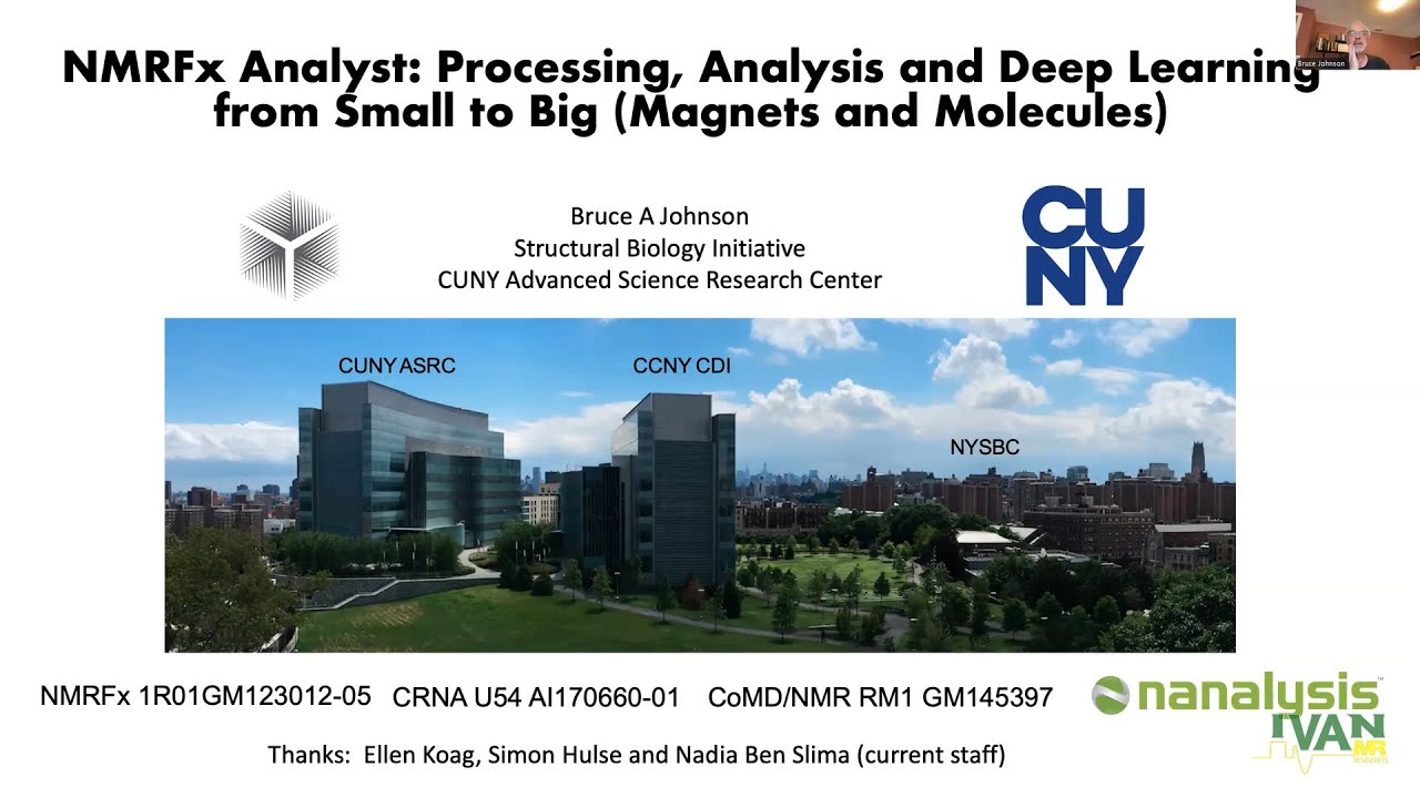 NMRFx Analyst: Processing, Analysis and Deep Learning from Small to Big (Molecules and Magnets)
